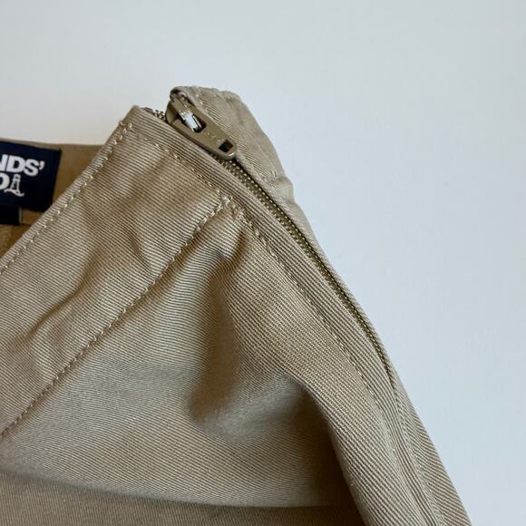 Lands' End Girls Khaki Chino Skort 7 - Picture 5 of 9